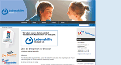 Desktop Screenshot of lebenshilfe-kl.de